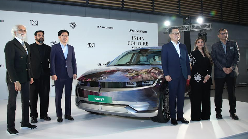 Hyundai Motor India Ltd collaborates with Falguni Shane Peacock for 17th India Couture Week 2024