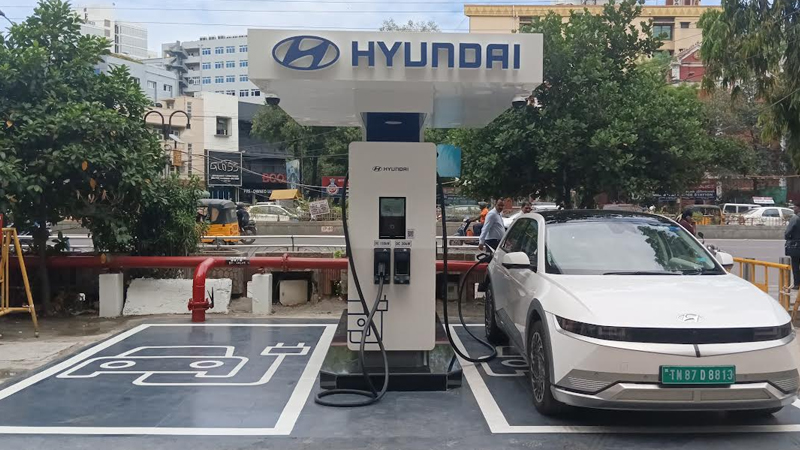 Hyundai Motor India installs Chennai’s first 180 kW DC fast charging station
