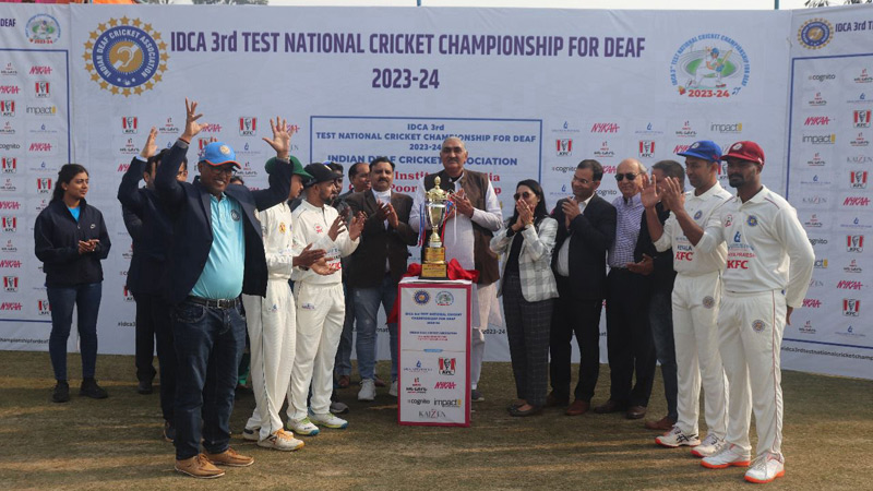 IDCA inaugurates third Test National Cricket Championship for Deaf 2024 with Serum Institute of India