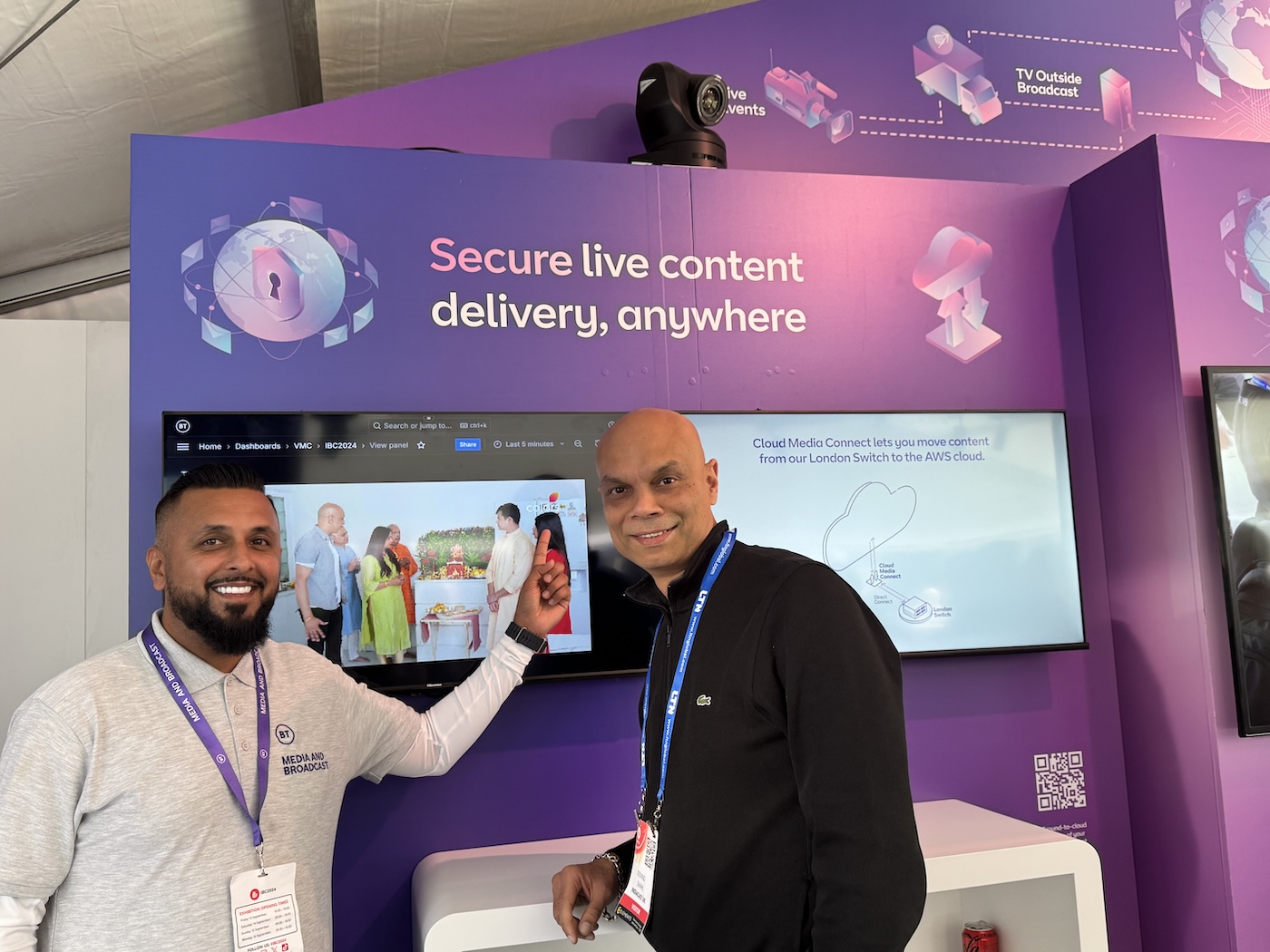 BT Media showcases VMC capability at IBC with Colors