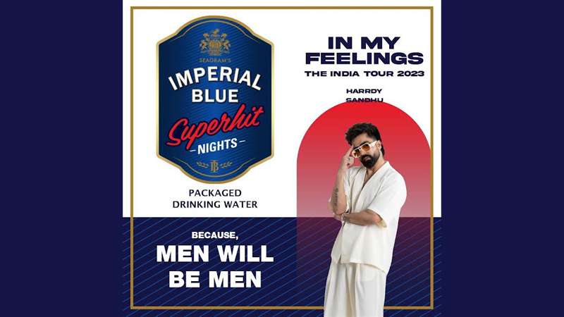 Imperial Blue Superhit Nights partners with Harrdy Sandhu for his ‘In My Feelings’ tour