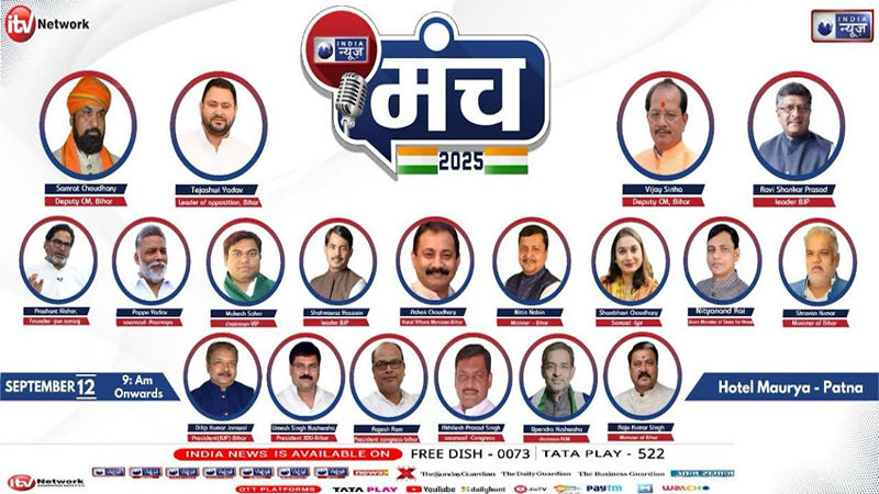Bihar call as India News Manch 2025 puts politics centre stage in Patna
