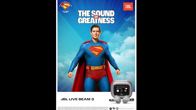 Kryptonic sound: JBL and Superman turn up the volume on fandom