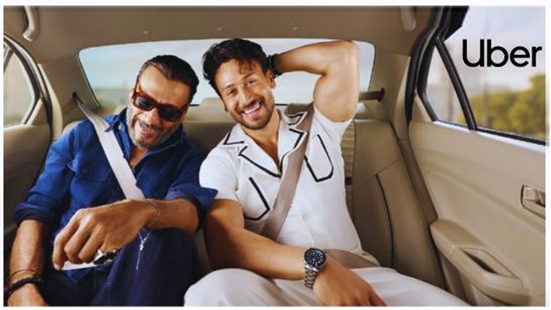 Uber’s new campaign stars father-son duo Jackie and Tiger Shroff