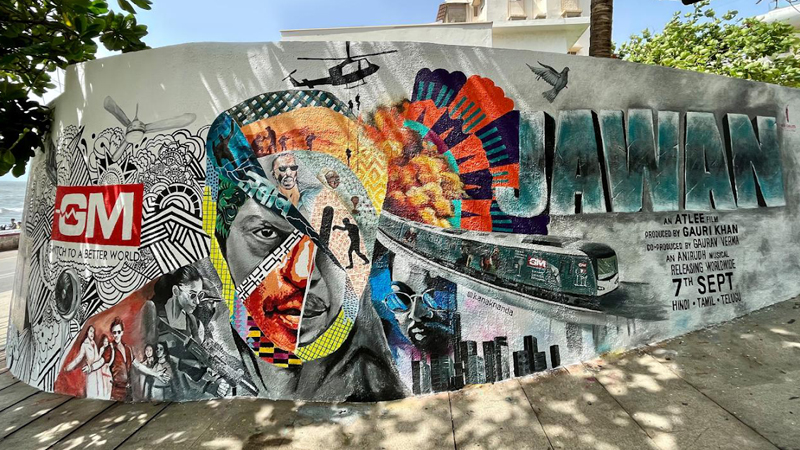 GM Modular unveils stunning wall art to celebrate its association with ‘Jawan’