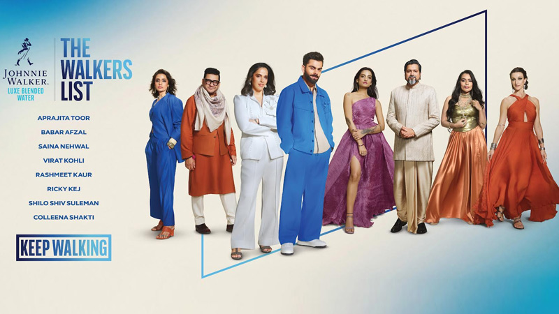 Johnnie Walker Luxe Blended Water debuts ‘The Walkers List’