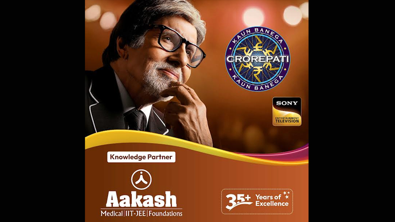Aakash Educational Services Ltd associates with Kaun Banega Crorepati season 16