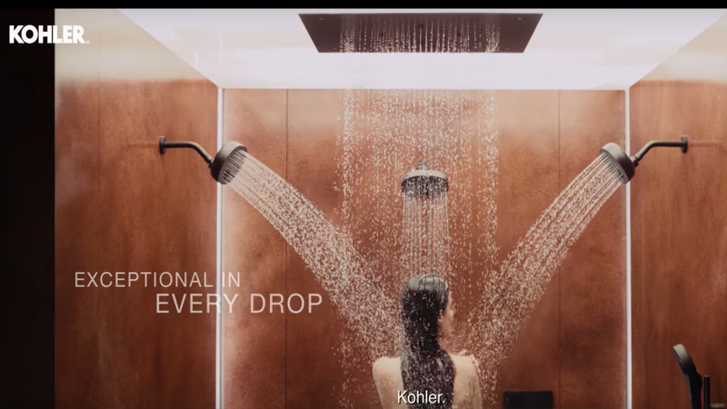 Kohler’s new brand film pours luxury and innovation into every shower