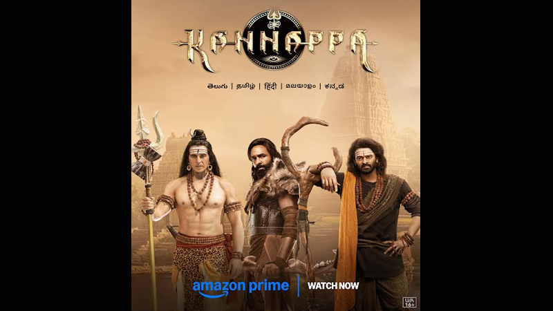 Prime Video streams Kannappa in Hindi: a divine tale with starry cameos