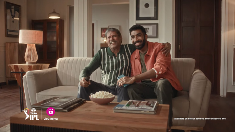 Jasprit Bumrah and Kapil Dev turn teammates for TATA IPL 2024 on JioCinema