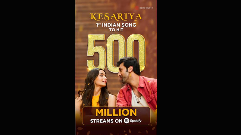 ‘Kesariya’, from Brahmastra makes history!