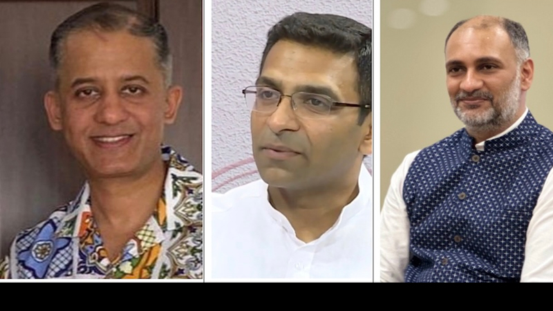 Uday Shankar and his band of three merry men