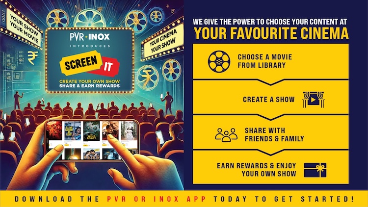 PVR Inox  launches Screenit; brings power of film curation in movie goers’ hands