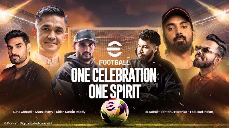 Konami eFootball announces star-studded India campaign featuring KL Rahul and Sunil Chhetri