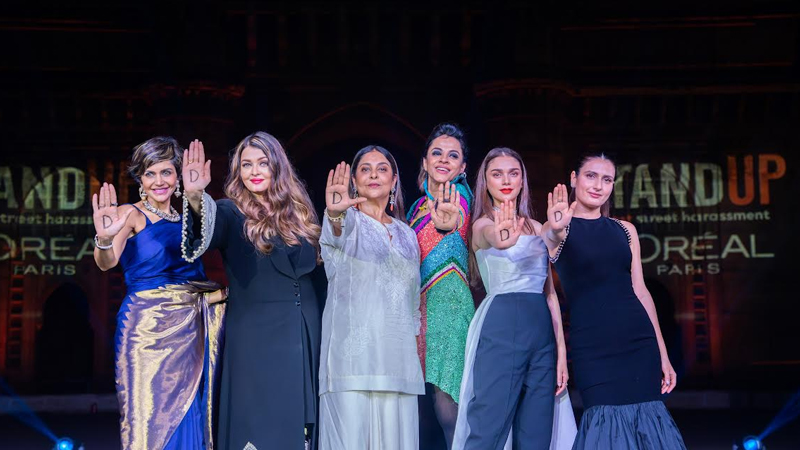 L’Oréal Paris stands up against street harassment at the iconic Gateway of India