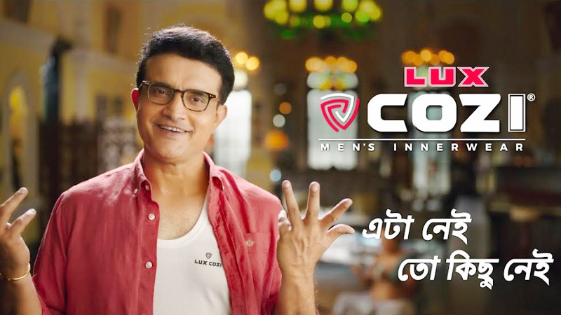 Lux Cozi unveils satirical TVC with Sourav Ganguly