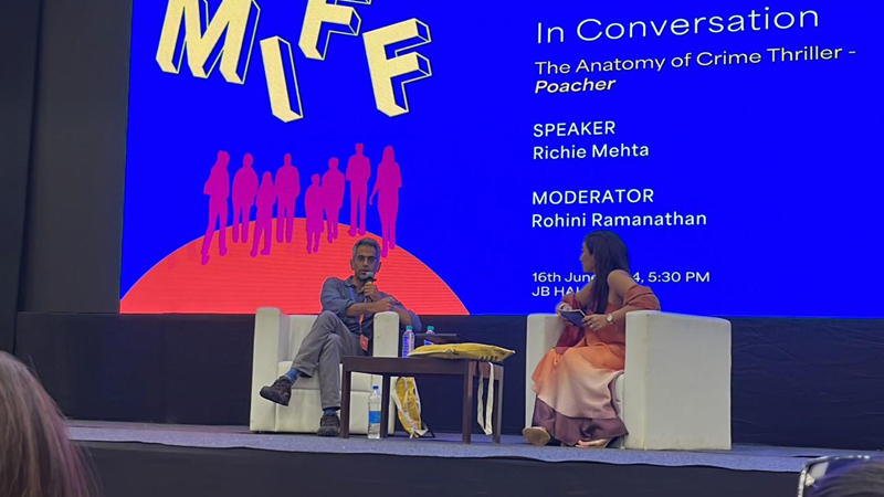 Richie Mehta speaks on Poacher and conservation at 18TH MIFF