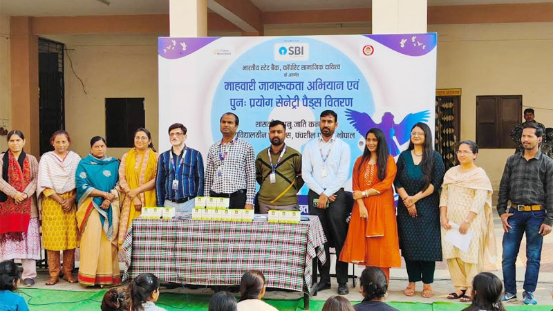 Pee Safe, SBI & Sky Social partner for menstrual hygiene initiative in MP & Chhattisgarh