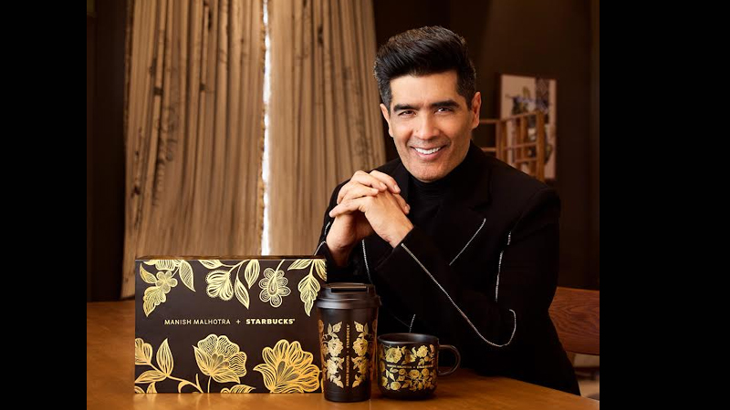 Starbucks India & Manish Malhotra unveil coffee and glam-inspired merchandise
