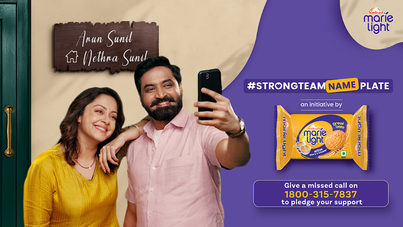 Sunfeast Marie Light with Jyotika, challenges couples to display both their names on house nameplates