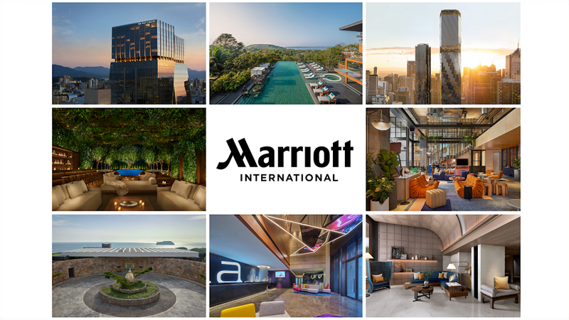 Marriott International reported growth in the Asia Pacific excluding China
