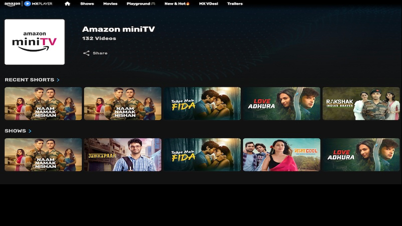 Amazon merges MX Player with miniTV to expand ad supported streaming offering