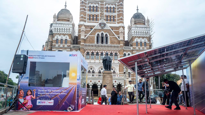 Mirchi powers up world’s first live solar radio show with Adani Group