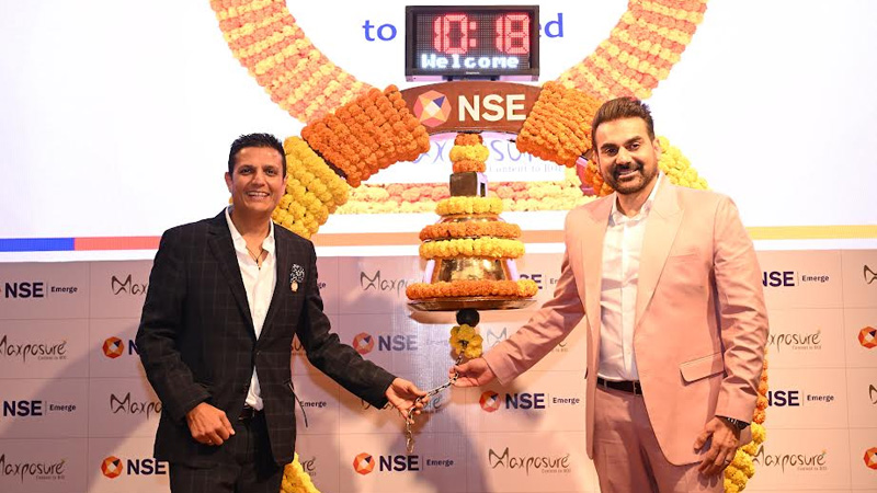 Maxposure Ltd celebrates IPO listing on NSE emerge