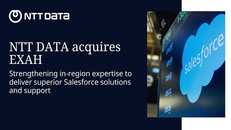 NTT Data boosts Salesforce strength with Exah acquisition in MEA region