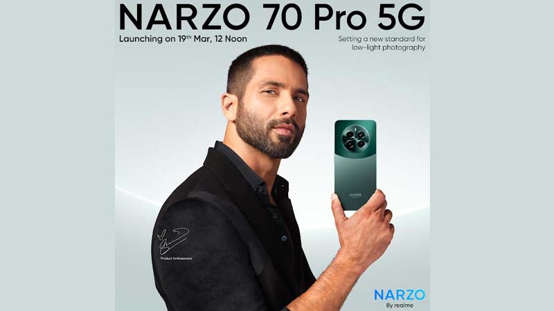 realme ropes in Shahid Kapoor as a product ambassador