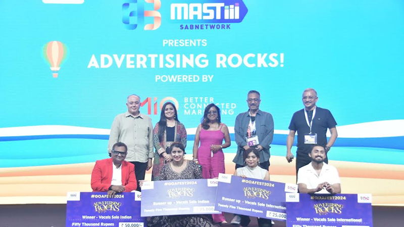 Nishant Patil and Bodhisattwa Banerjee clinch winning prizes at Advertising Rocks
