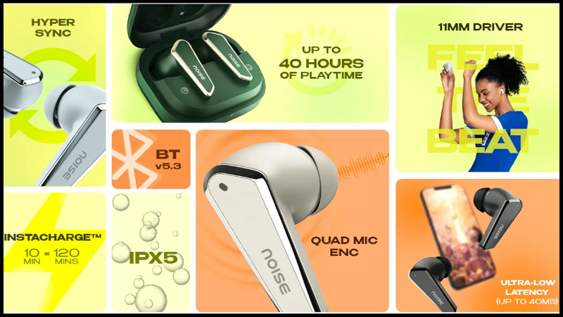 Noise teams up with Graffiti artist Mooz to paint the wall with its new Noise Buds N1