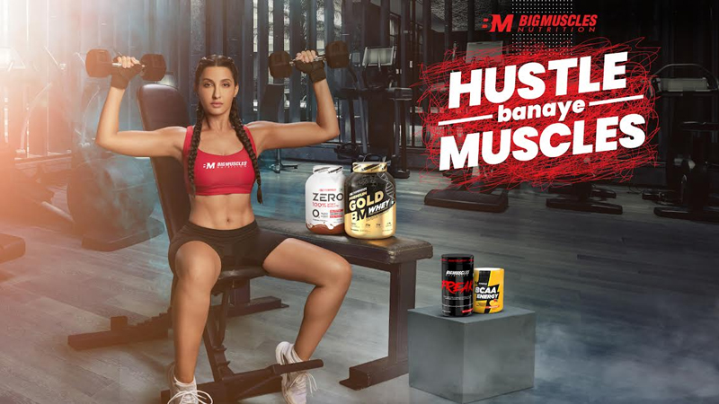 BigMuscles powers up the idea of ‘Hustle Banaye Muscles’ with Nora Fatehi