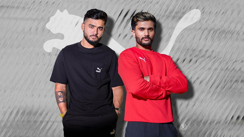 PUMA onboards cricketers Riyan Parag and Nitish Kumar Reddy