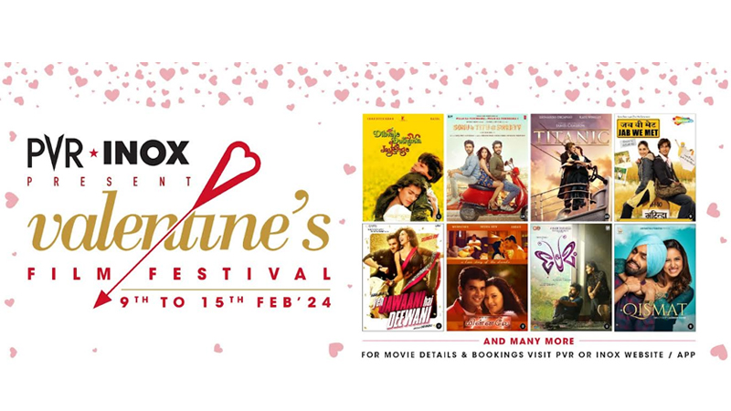 PVR INOX announces Valentine’s film festival featuring cinematic love stories