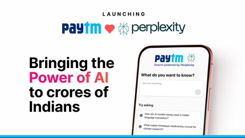 Paytm powers up with AI with Perplexity