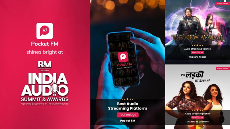 Pocket FM shines bright at India Audio and Summit Awards 2024