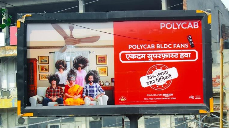 Moms execute a high impact OOH campaign for Polycab