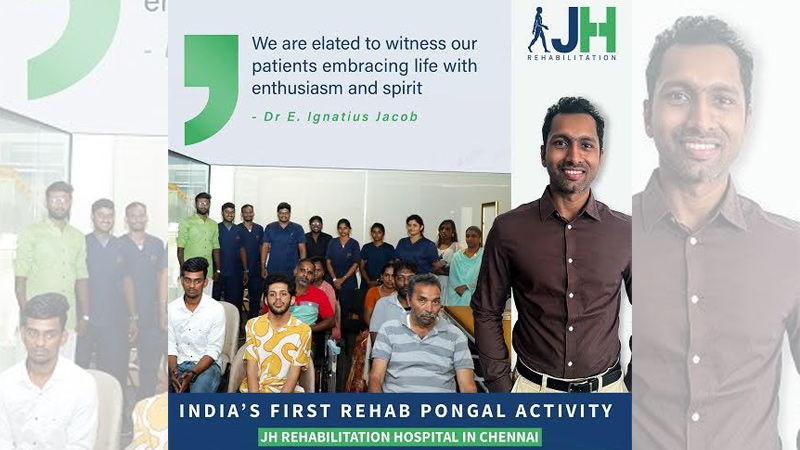 Patients embrace India’s rehab Pongal activity at JH Rehabilitation hospital in Chennai