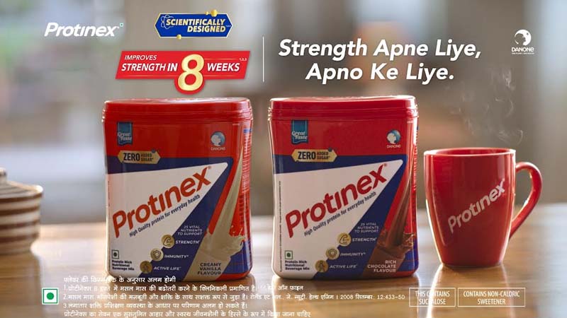 Protinex, launched ad campaign titled “Protinex, Strength Apne Liye, Apno Ke Liye.”