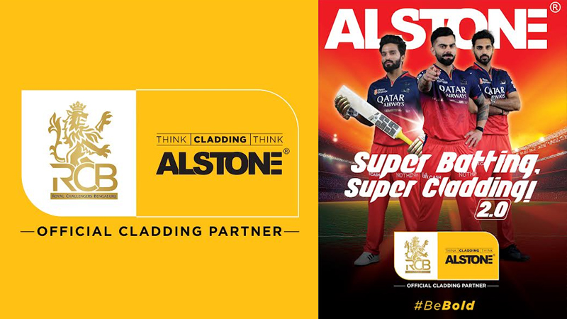 Alstone rejoins RCB as official cladding partner for T20 2025 season