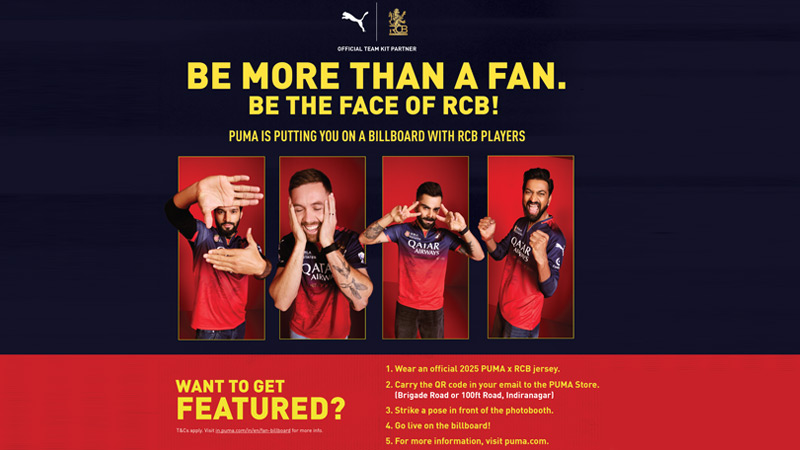 Puma hits it out of the park with fan-first billboard for RCB supporters