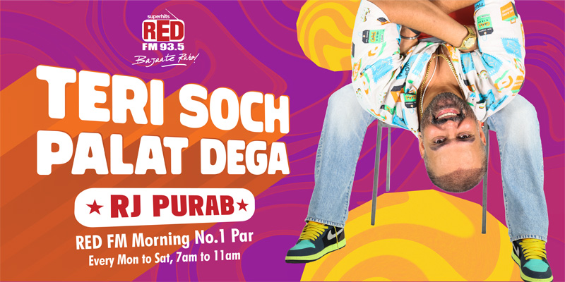 Red FM announced RJ Purab as The new voice of Delhi’s Morning No.1 Show