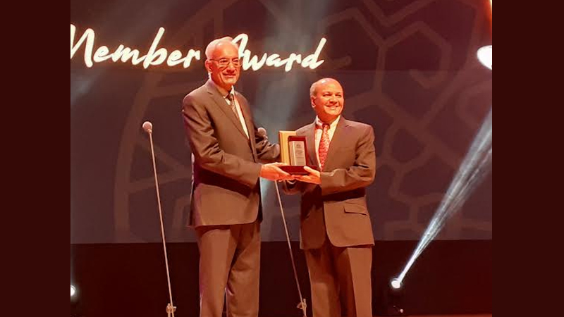 Ramesh Narayan presented AFAA Honorary Life Member Award at AdAsia Seoul