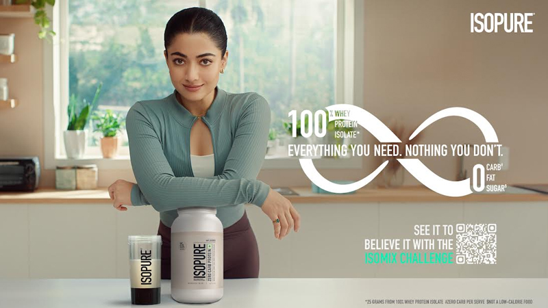 Rashmika Mandanna named brand ambassador for Isopure in India