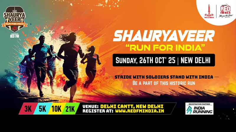 India Runs on Valour in Red FM and Army’s Shauryaveer 2025 Event