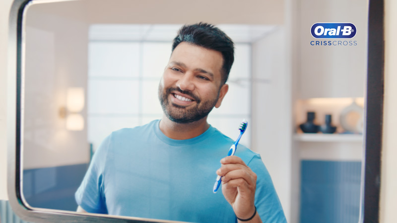 Oral – B toothbrush bats alongside Rohit Sharma in its new campaign