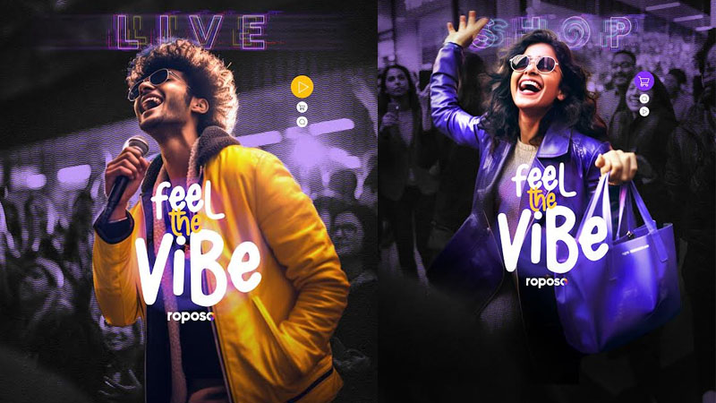 Roposo: ‘Feel the Vibe’ with trending Live entertainment and shopping for Gen-Z