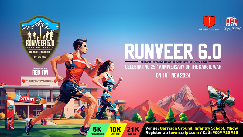 Red FM partners with Runveer 6.0: The Infantry Marathon