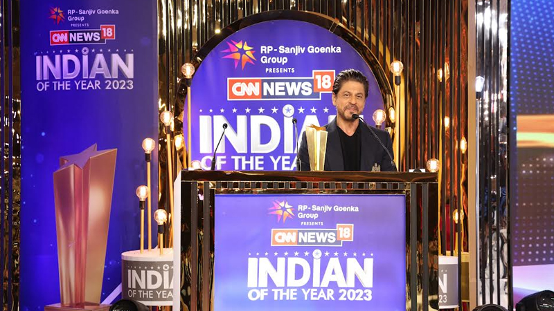 Shah Rukh Khan is CNN-News18 Indian of the Year 2023